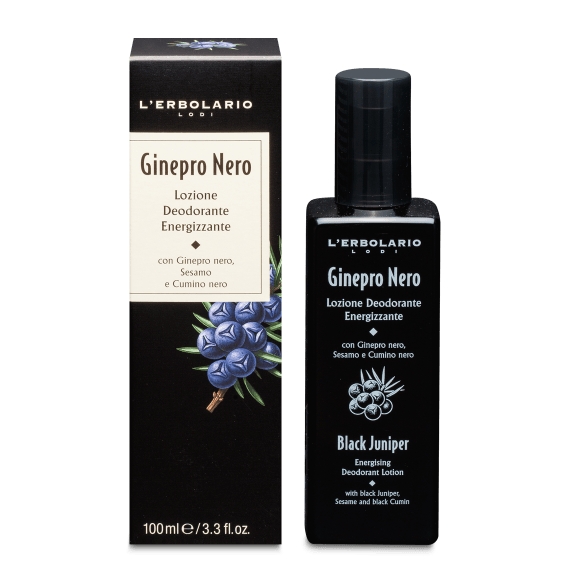 Lozione Deodorante Energizzante Ginepro Nero